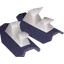 Blue spiky vambraces