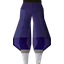Blue elegant legs