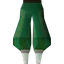 Green elegant legs