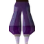Purple elegant legs