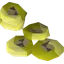 Polished buttons