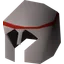 Steel med helm