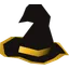 Black wizard hat (g)