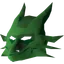 Green dragon mask