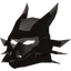 Black dragon mask
