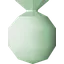 Green dark bow paint