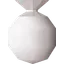 White dark bow paint