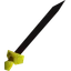 Black longsword