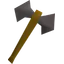 Iron battleaxe