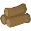 Oak logs