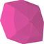 Uncut red topaz