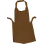 Brown apron