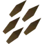 Bronze javelin tips