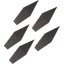 Iron javelin tips