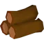 Redwood pyre logs