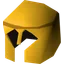 Gilded med helm