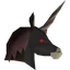 Black unicorn mask