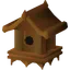 Maple bird house