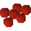 Red spiders' eggs