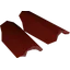 Red d'hide vambraces
