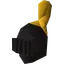 Black full helm (g)