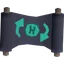 Shattered teleport scroll
