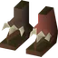 Mixed hide boots