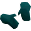 Teal gloves