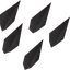 Atlatl dart tips