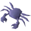 Raw blue crab meat