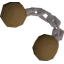 Bronze chainshot cannonball