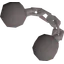Iron chainshot cannonball