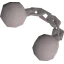 Steel chainshot cannonball