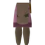 Wyrmscraig villager work skirt (pink)