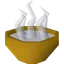 Bowl of hot water