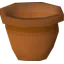 Empty plant pot