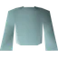 Turquoise robe top