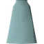 Turquoise robe bottoms