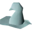 Turquoise hat
