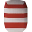 Stripy pirate shirt (red)