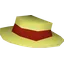 Red boater