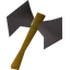 Iron thrownaxe