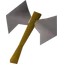 Steel thrownaxe