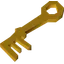 Brass key