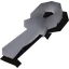 Loop half of key